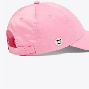 Tory Burch Sport Satin Performance Grumps Tennis Cap Pink